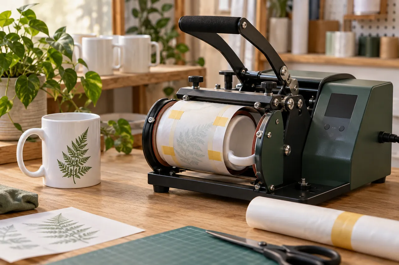 Symbolbild: Tassenpresse für Sublimationsdruck